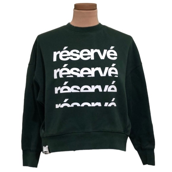 Izzue Reserve Sweatshirt Size XS Forest Green Pullover - Picture 1 of 10